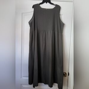 Dark Gray Sleeveless Dress